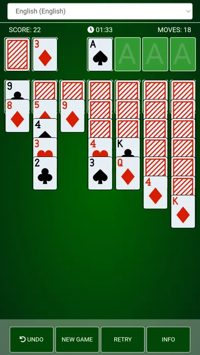 Ảnh chụp màn hình của Offline Solitaire
