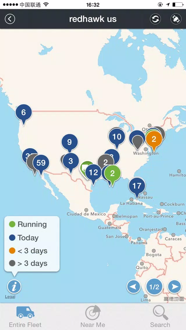 Fleet Location for Geotab Screenshots