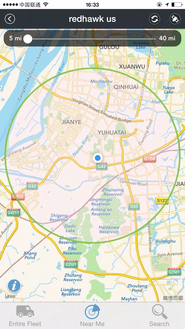 Fleet Location for Geotab Screenshots
