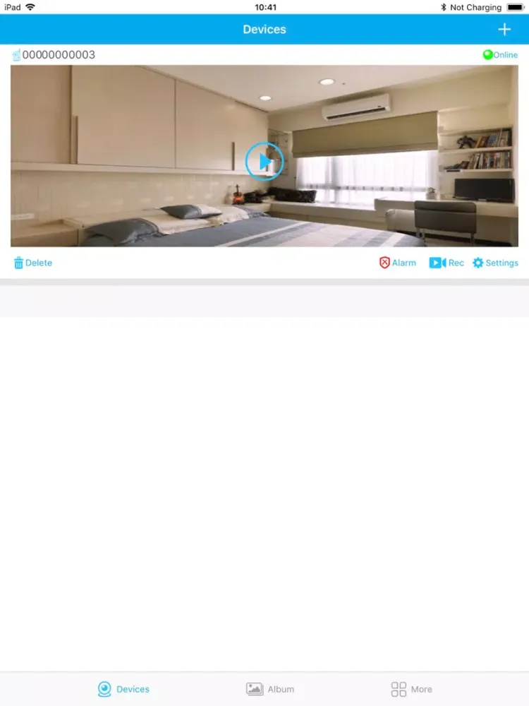 Capturas de tela do KP WIFICAM iPad 
