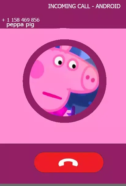 Capturas de tela do Fake Call From Pepa The Prank Of Pig