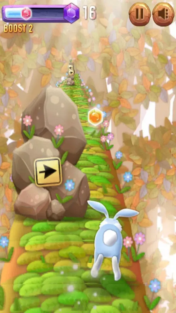 Hopstop Bunny Runner - Run, Jump, Hop 스크린샷