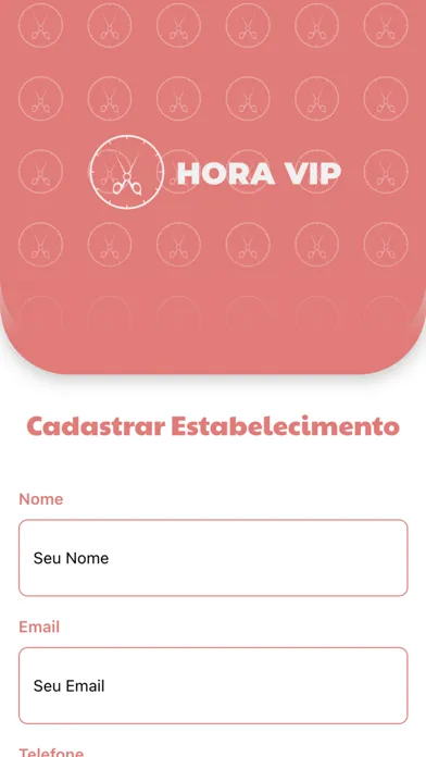 Скриншоты HoraVIP Estabelecimento