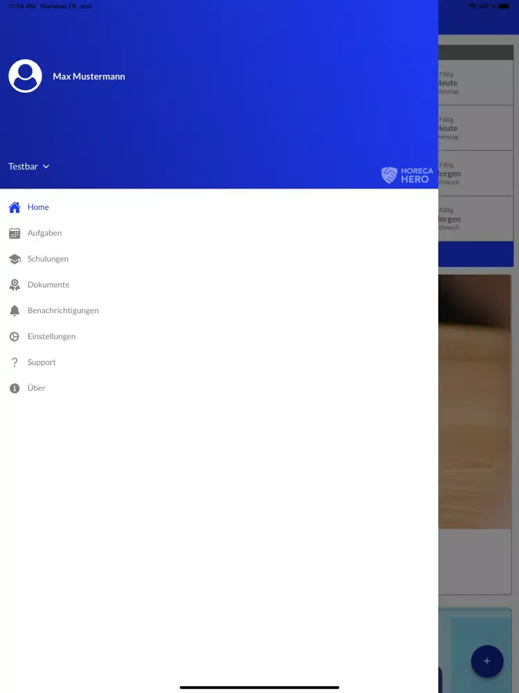 HoReCa Hero iPad Screenshots