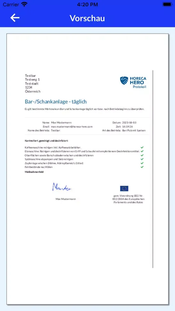 HoReCa Hero Screenshots