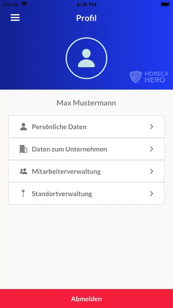 HoReCa Hero Screenshots