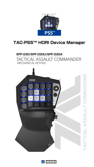 Capturas de pantalla de TAC-PS5™ HORI Device Manager