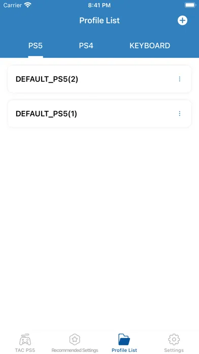 Capturas de pantalla de TAC-PS5™ HORI Device Manager