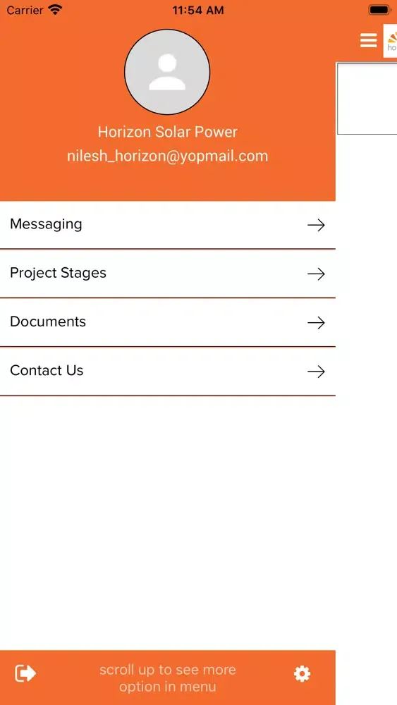Screenshot di Horizon Solar