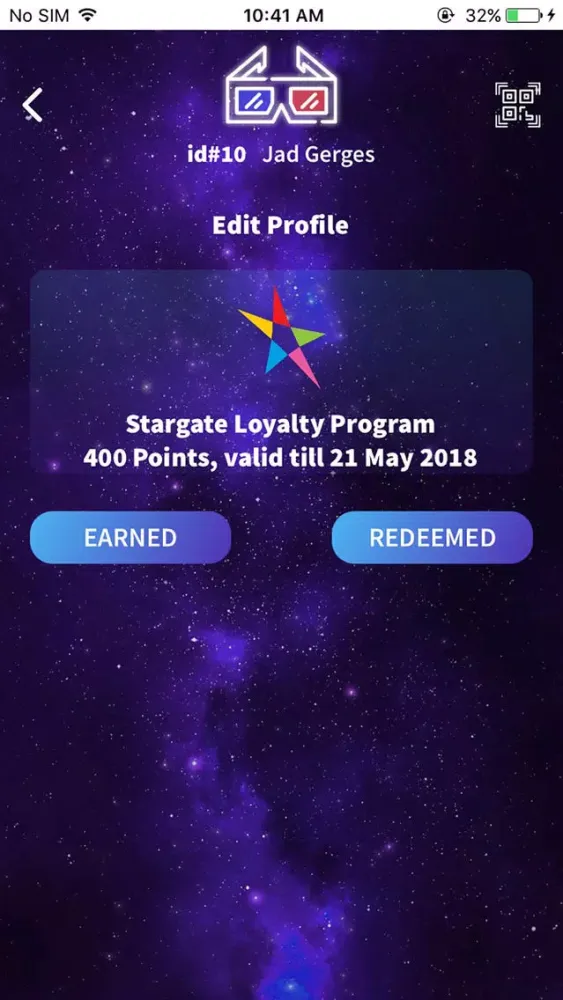 Capturas de tela do Stargate Cinemas
