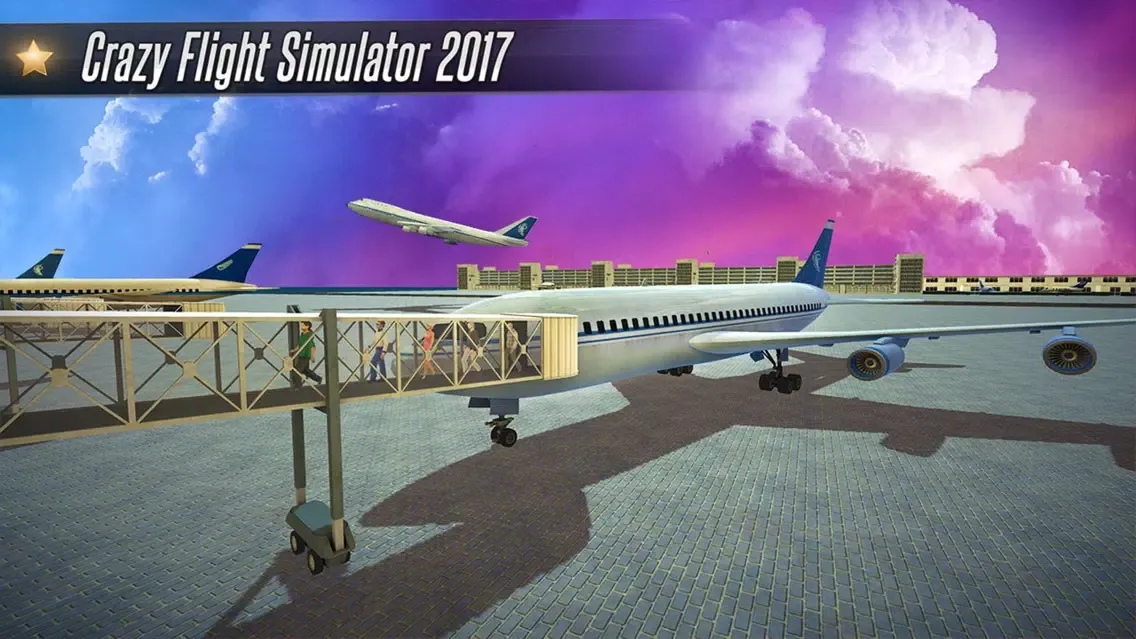 Tangkapan layar Crazy Flight Simulator 2017