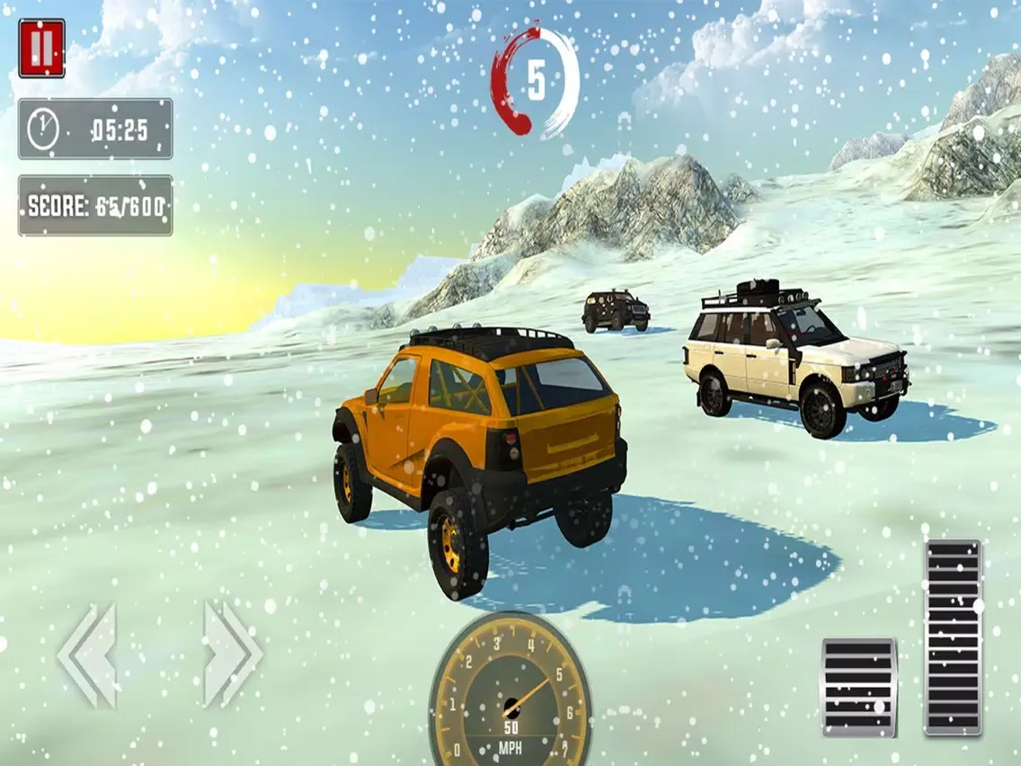 Real Snow Drift Racer iPad  Screenshots