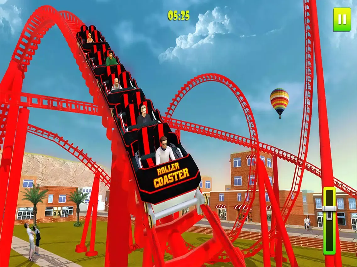 Ảnh chụp màn hình của Roller Coaster Thrill Ride iPad 