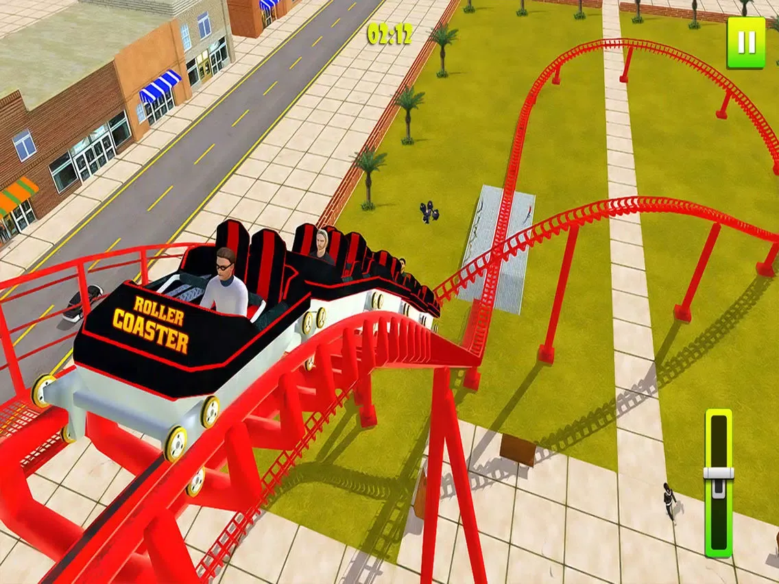 Ảnh chụp màn hình của Roller Coaster Thrill Ride iPad 