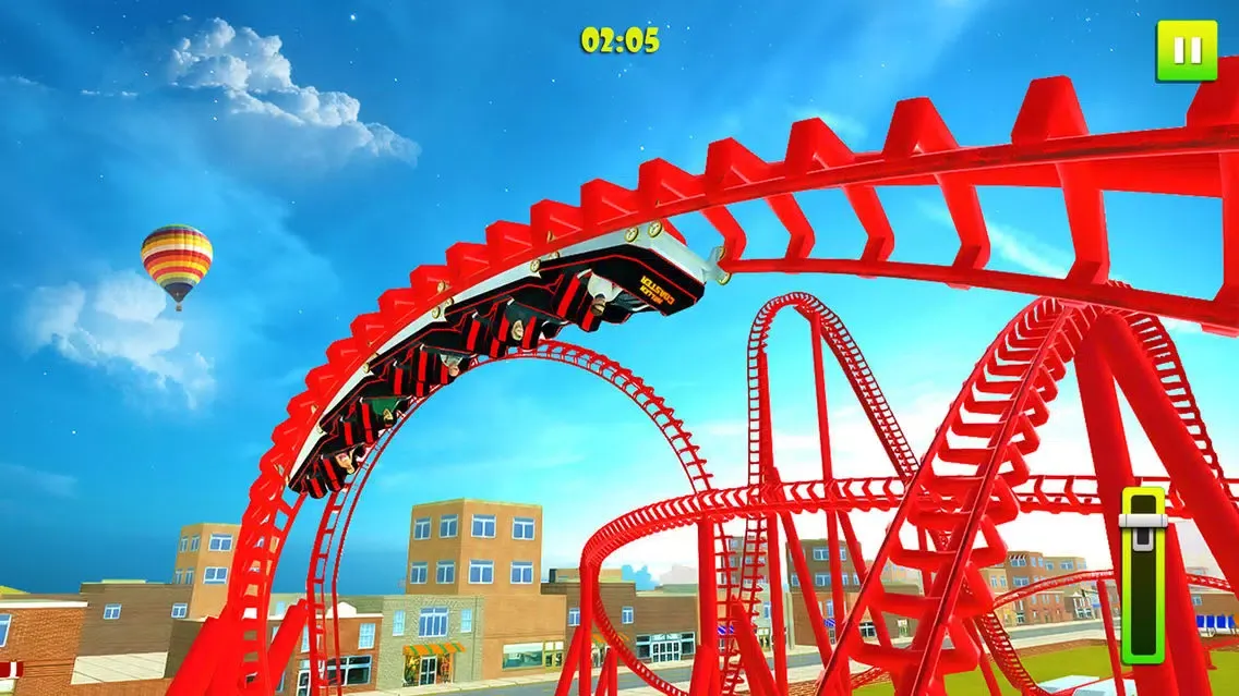 Ảnh chụp màn hình của Roller Coaster Thrill Ride