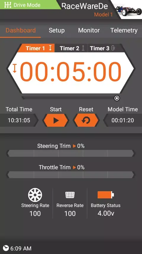 Spektrum iXSR RaceWare Screenshots