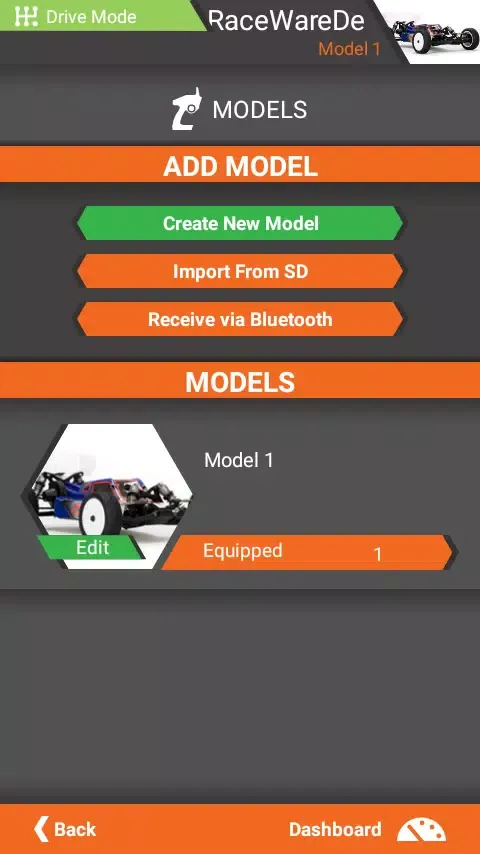 Spektrum iXSR RaceWare Screenshots