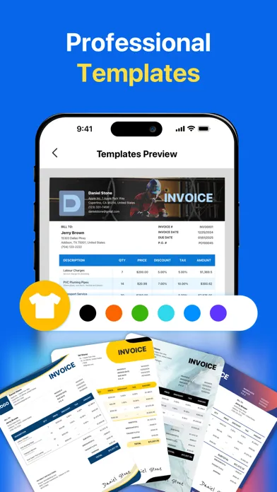 ภาพหน้าจอของ Invoice Maker - Easy Invoices