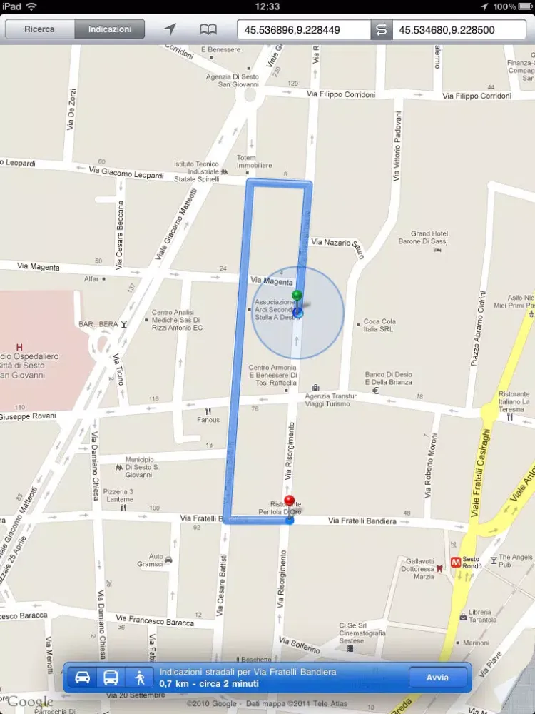 Ristovagando Italia 2012 HD iPad 应用截图