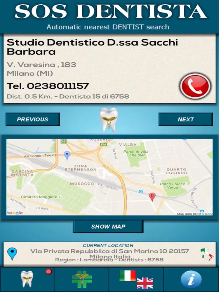 Capturas de tela do SOS Dentista iPad 