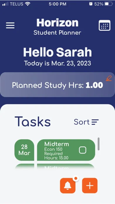 Horizon Student Planner स्क्रीनशॉट