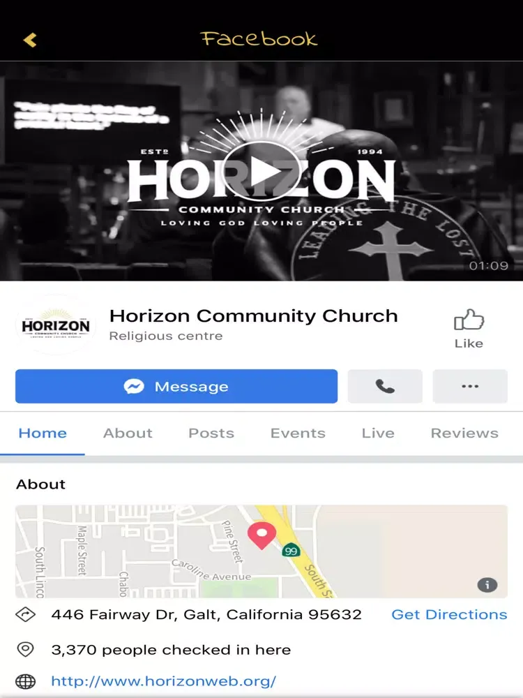Captures d'écran de Horizon Church App iPad 