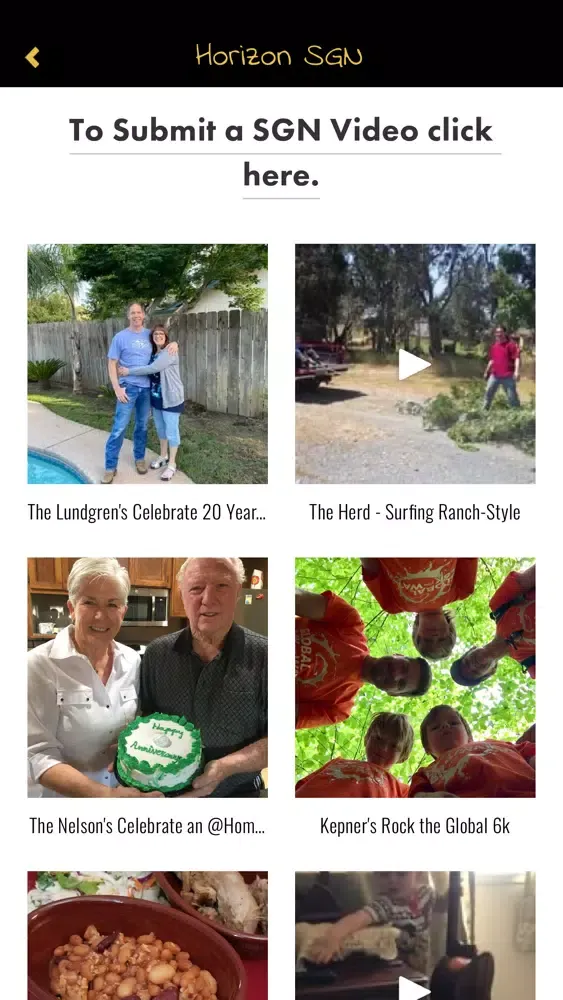 Captures d'écran de Horizon Church App