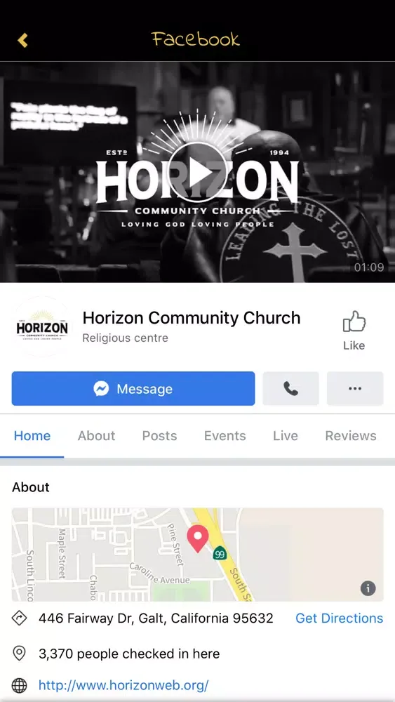 Captures d'écran de Horizon Church App