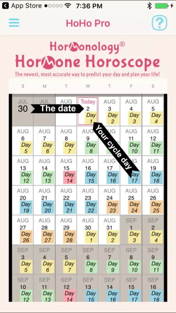 Hormone Horoscope Pro سکرین شاٹس