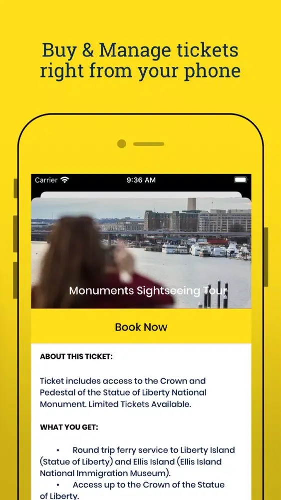 Capturas de tela do Potomac Riverboat Company