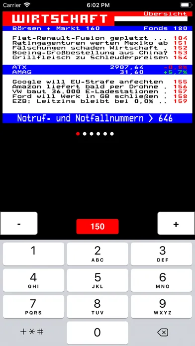 TeleGexx - ORF Teletext 스크린샷