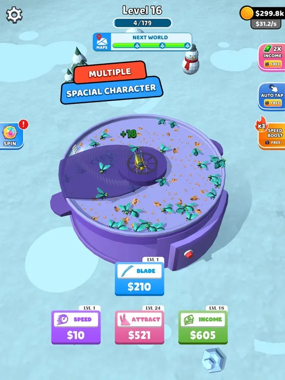 Capturas de tela do Hornet Trap Idle iPad 