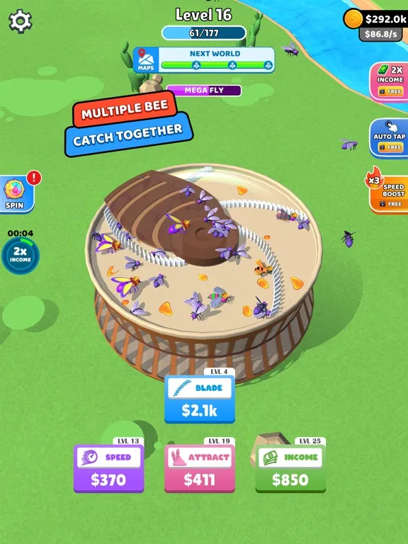 Capturas de tela do Hornet Trap Idle iPad 