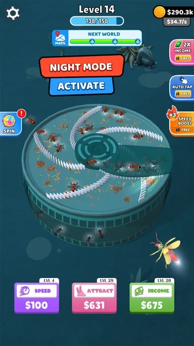 Capturas de tela do Hornet Trap Idle