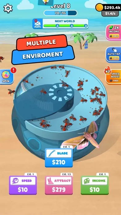Capturas de tela do Hornet Trap Idle