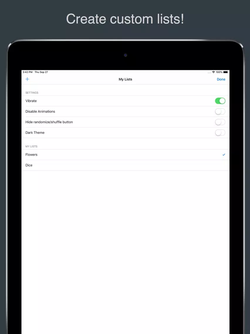 Shake: Random & Shuffle iPad  Screenshots
