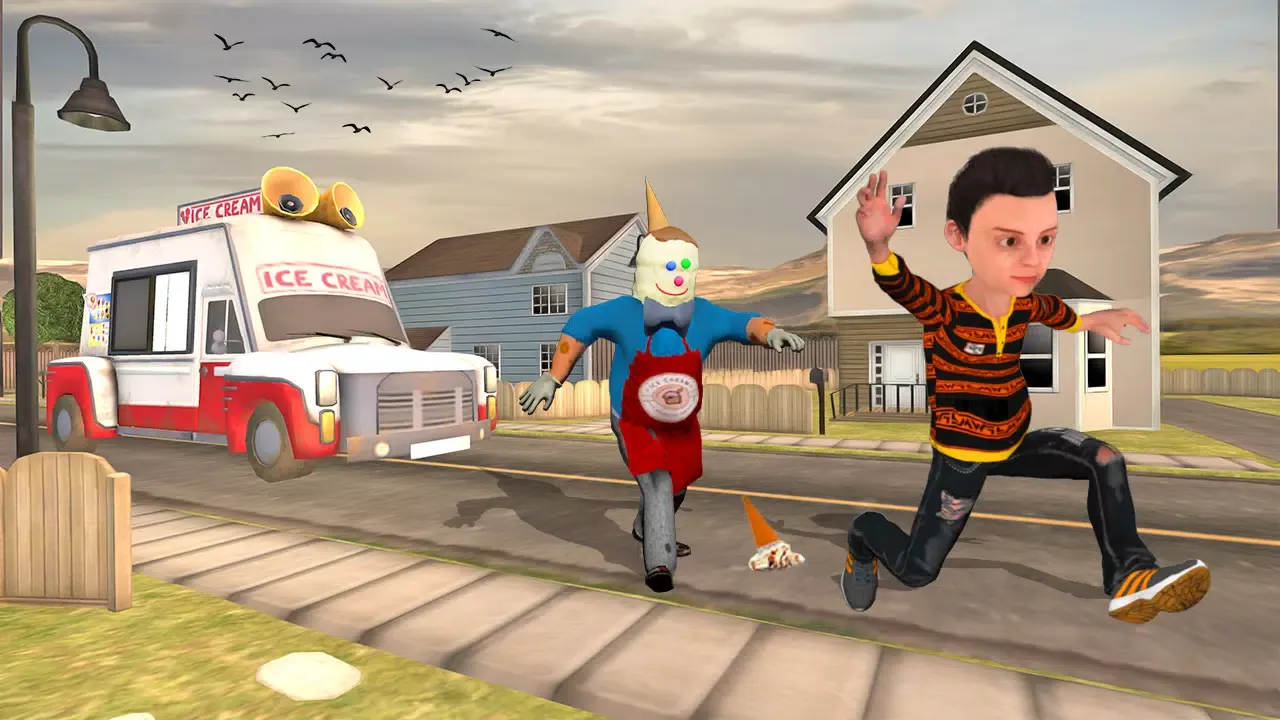 ภาพหน้าจอของ Scary Ice Scream Horror Game