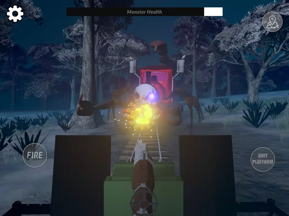 Tangkapan skrin Scary Spider Train Survival 1 iPad 