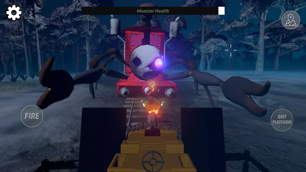 Tangkapan skrin Scary Spider Train Survival 1