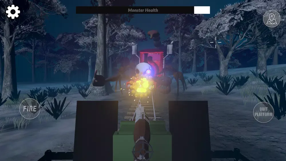 Tangkapan skrin Scary Spider Train Survival 1