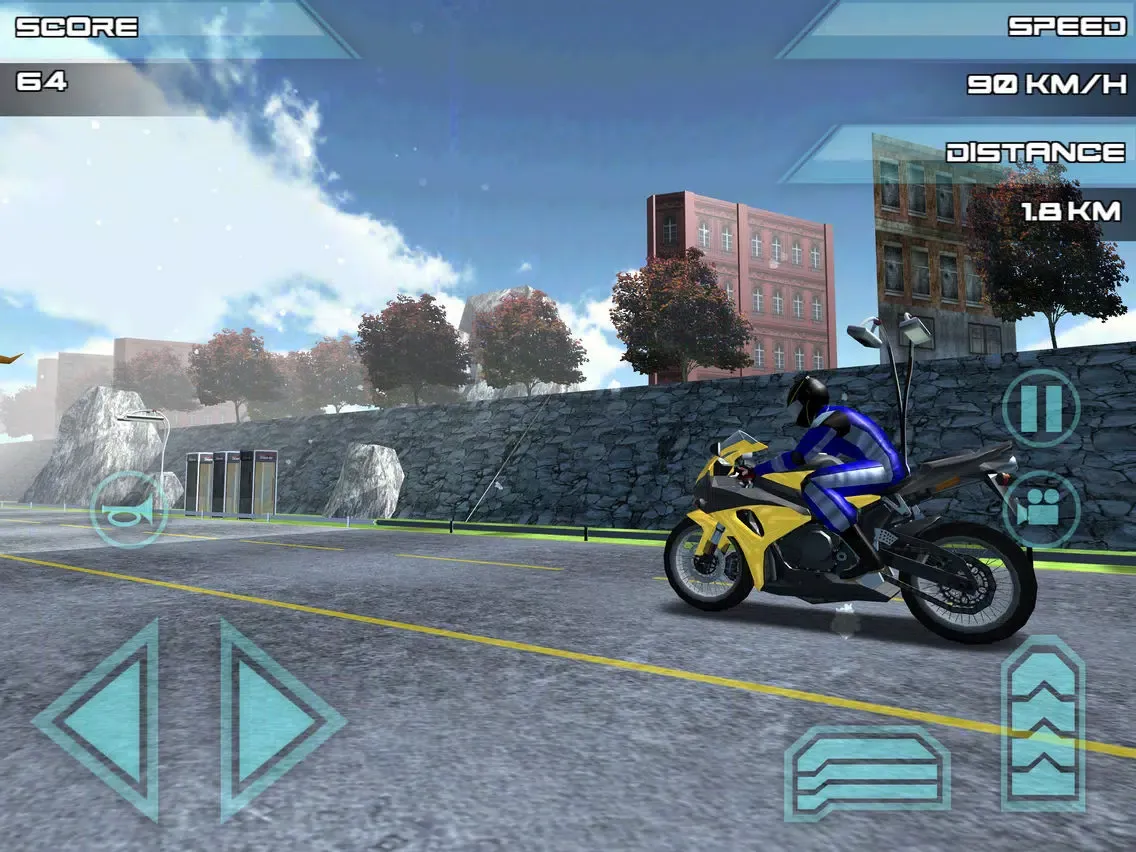 3D FPV Motorcycle Racing PRO - Full eXtrem Version iPad  스크린샷