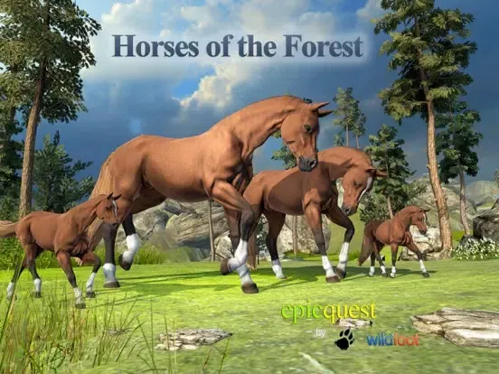 Ảnh chụp màn hình của Horses of the Forest iPad 