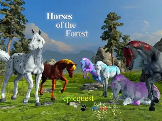 Ảnh chụp màn hình của Horses of the Forest iPad 