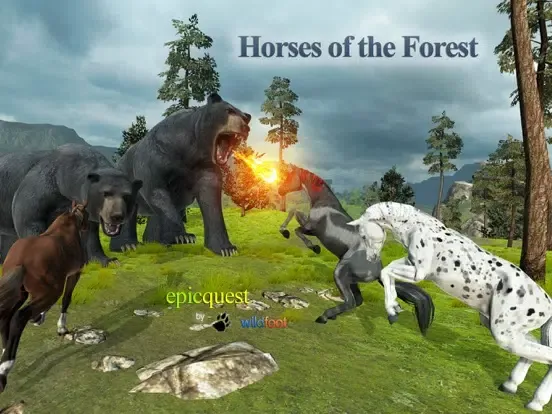 Ảnh chụp màn hình của Horses of the Forest iPad 