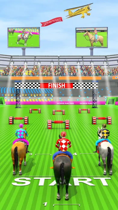 Capturas de tela do Realastic Horse Riding Game