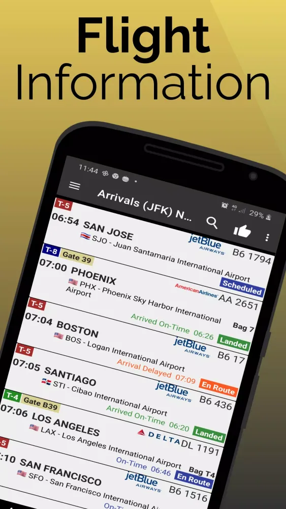 Tangkapan layar London Luton Airport Flights