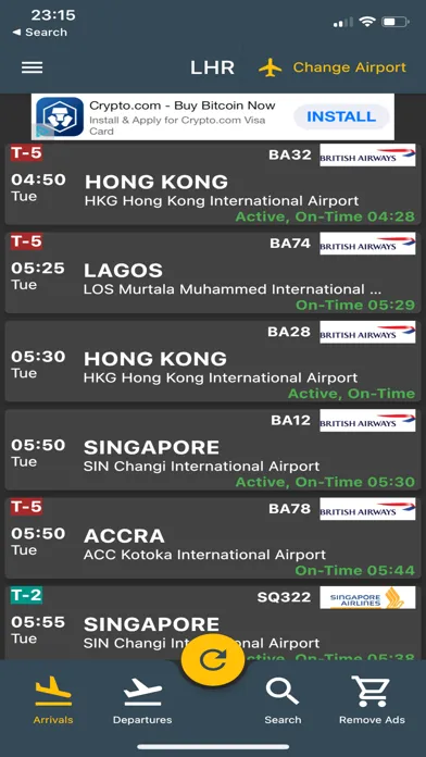 Ảnh chụp màn hình của Fort Lauderdale Airport