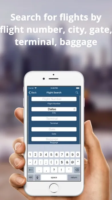 JFK Airport Flight Information سکرین شاٹس