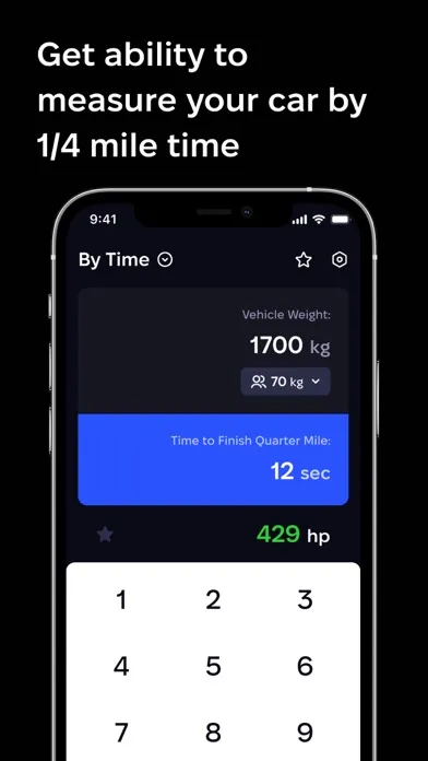 ภาพหน้าจอของ HP Performance Calculator