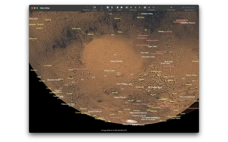 Mars Atlas Screenshots